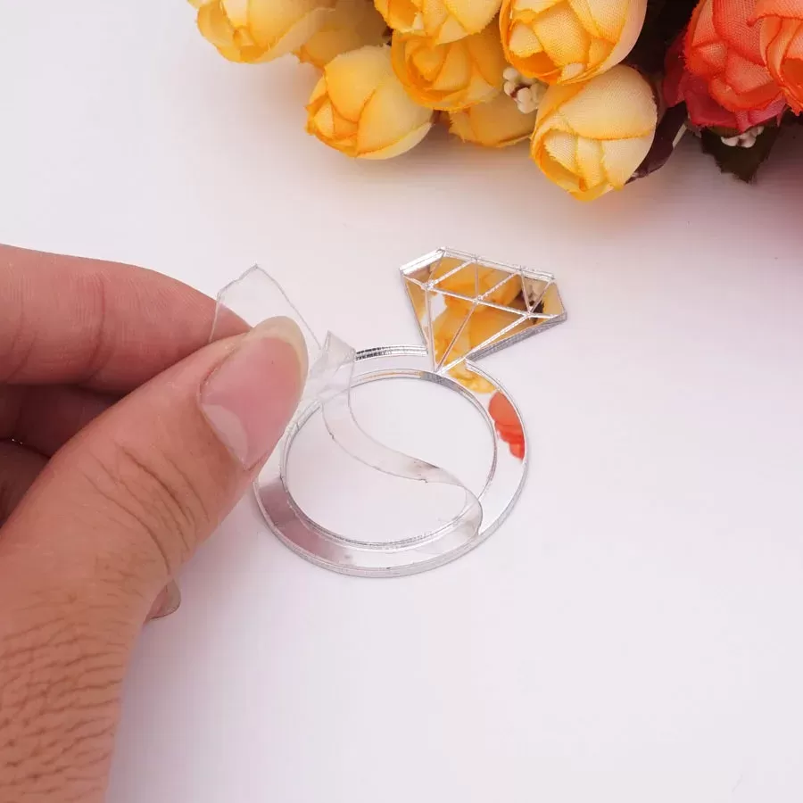 מחזיקי מפיות אקריליק לאירועים - 6 ס"מ - תמונה 4