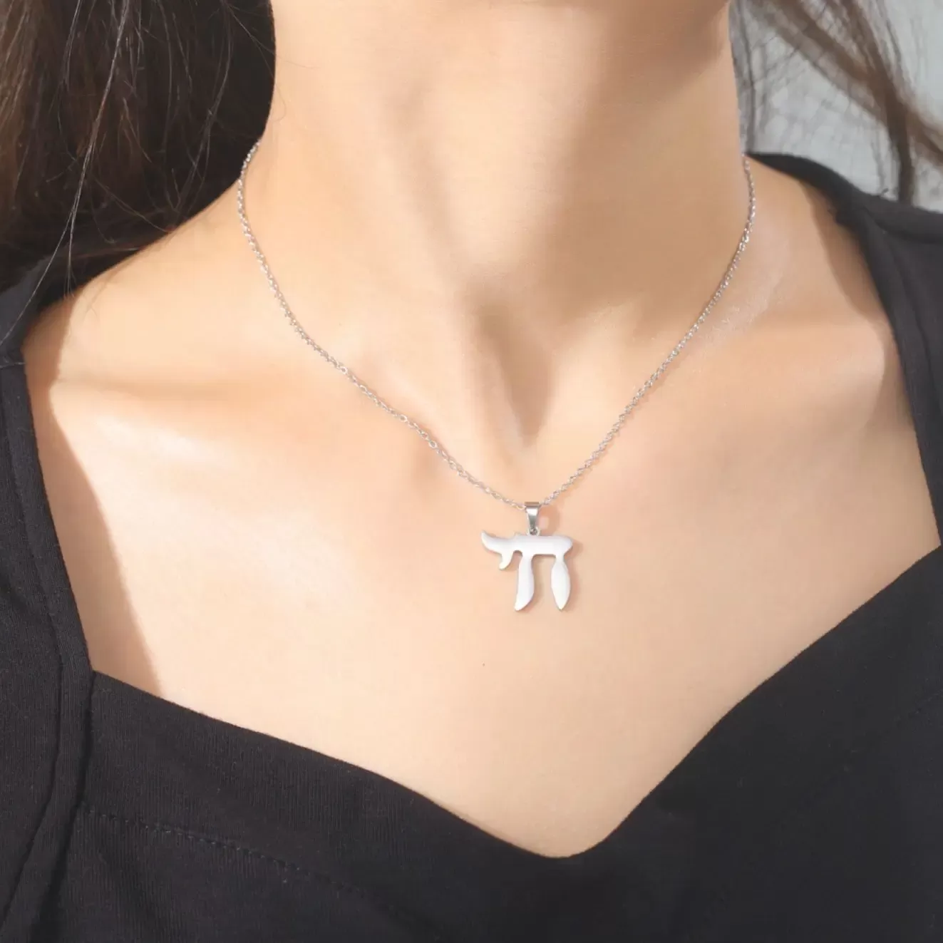 תליון חיים עם אותיות עבריות לנשים - תמונה 5