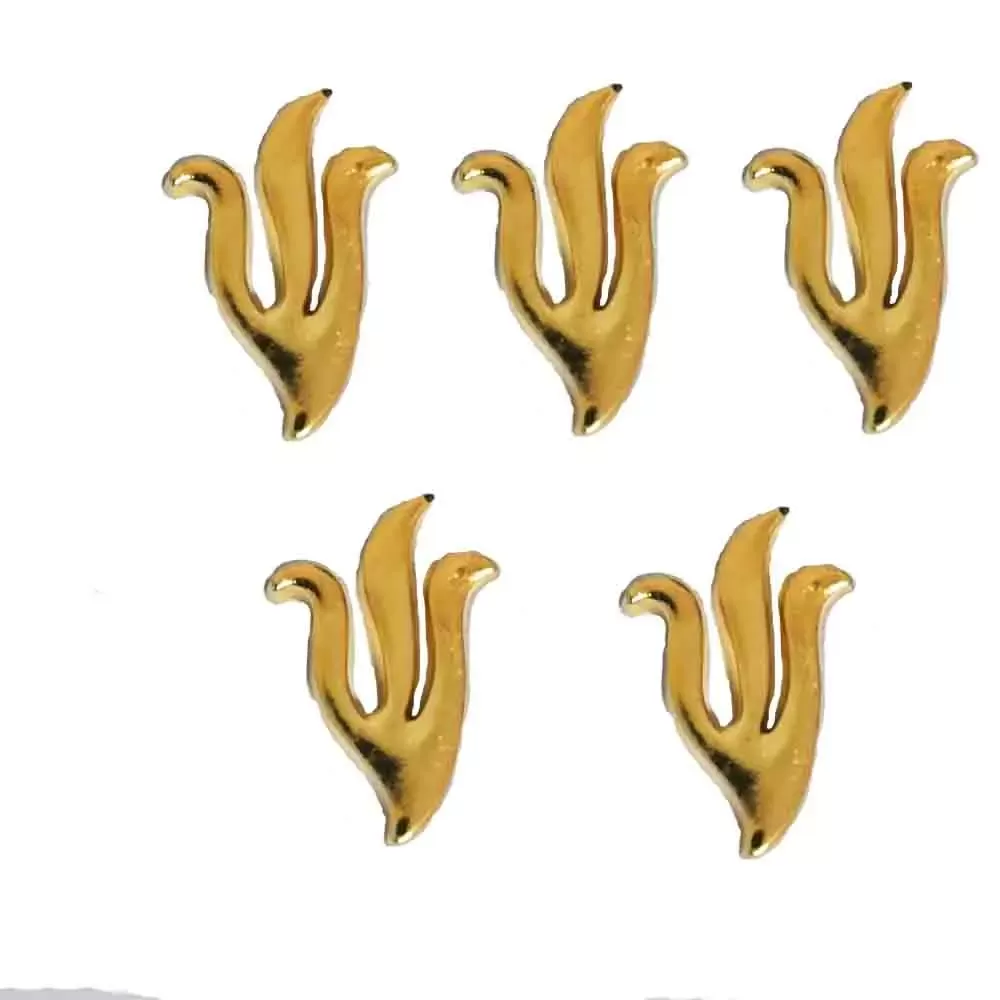 10 יח' אביזרי מתכת למזוזה בעיצוב ייחודי