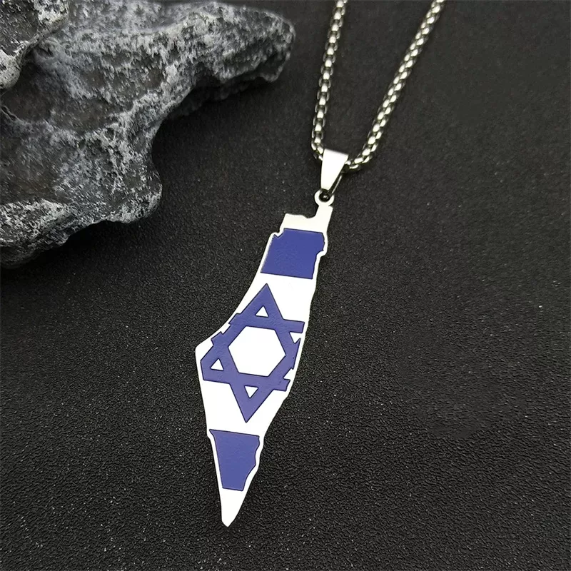 תליון מפת ישראל - תכשיט ייחודי - תמונה 2
