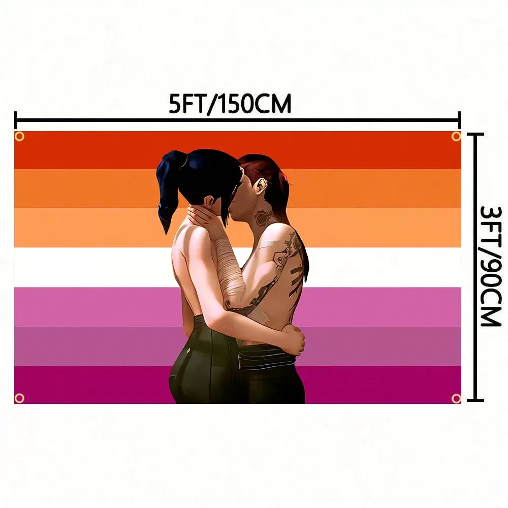 דגל טאפסטרי צבעוני של קייטלין - קישוט ייחודי - תמונה 3
