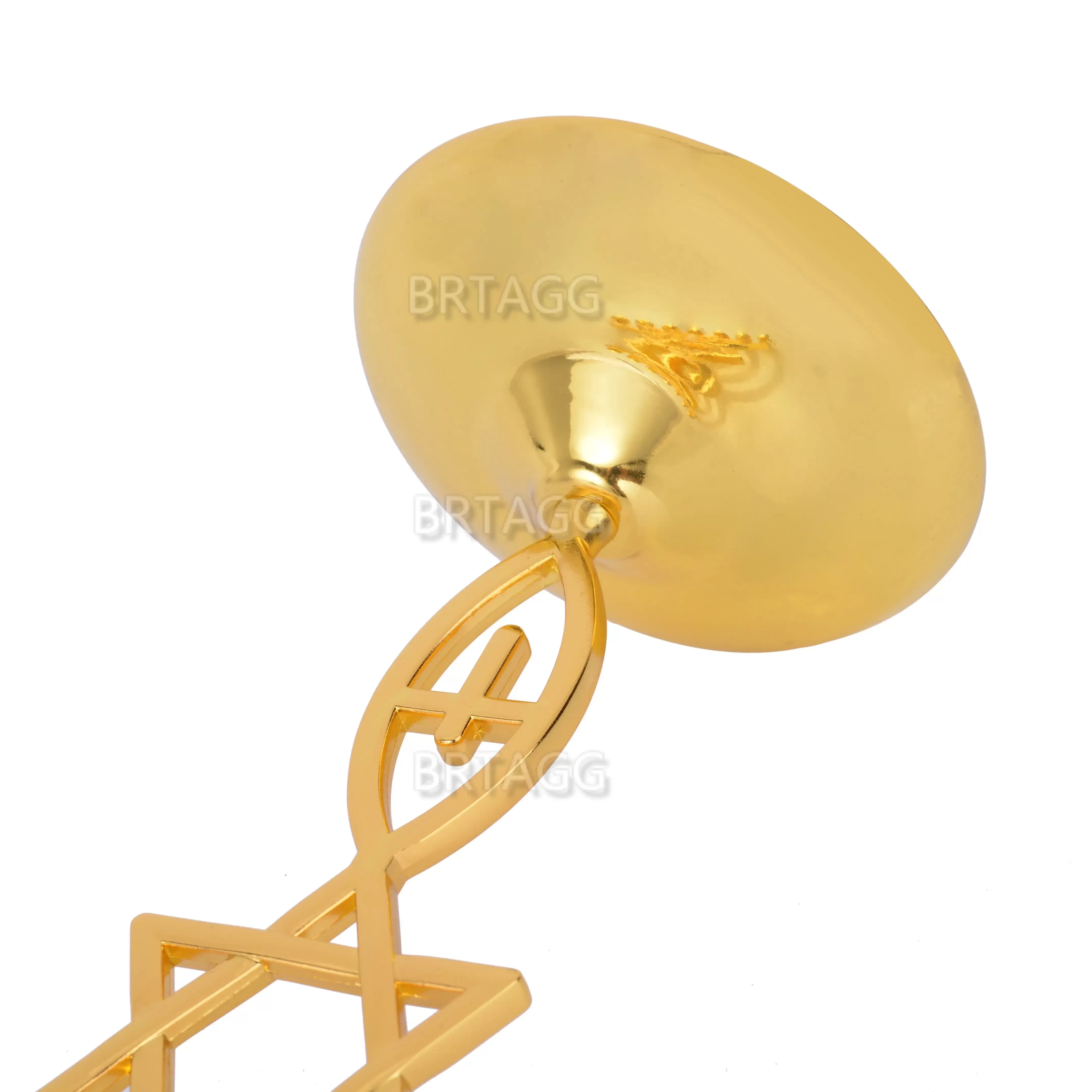 מנורת שבת 7 קנים עם חמסה ומגן דוד - תמונה 5