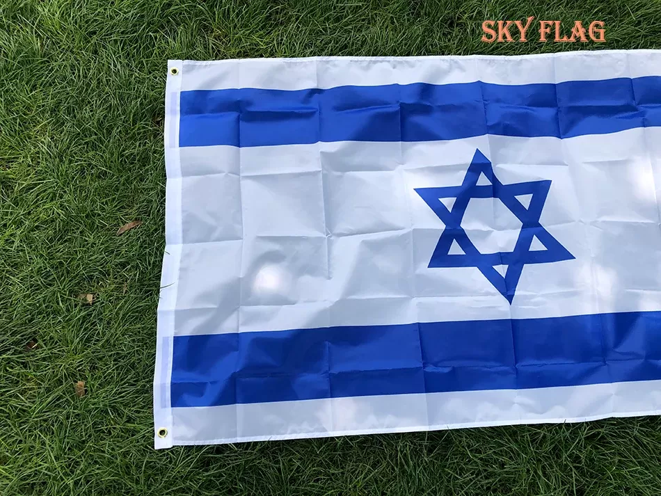 דגל ישראל 90X150 ס"מ - דגל לאומי לתלייה - תמונה 3