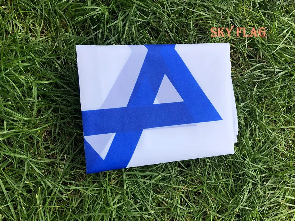 דגל ישראל 90X150 ס"מ - דגל לאומי לתלייה - תמונה 6