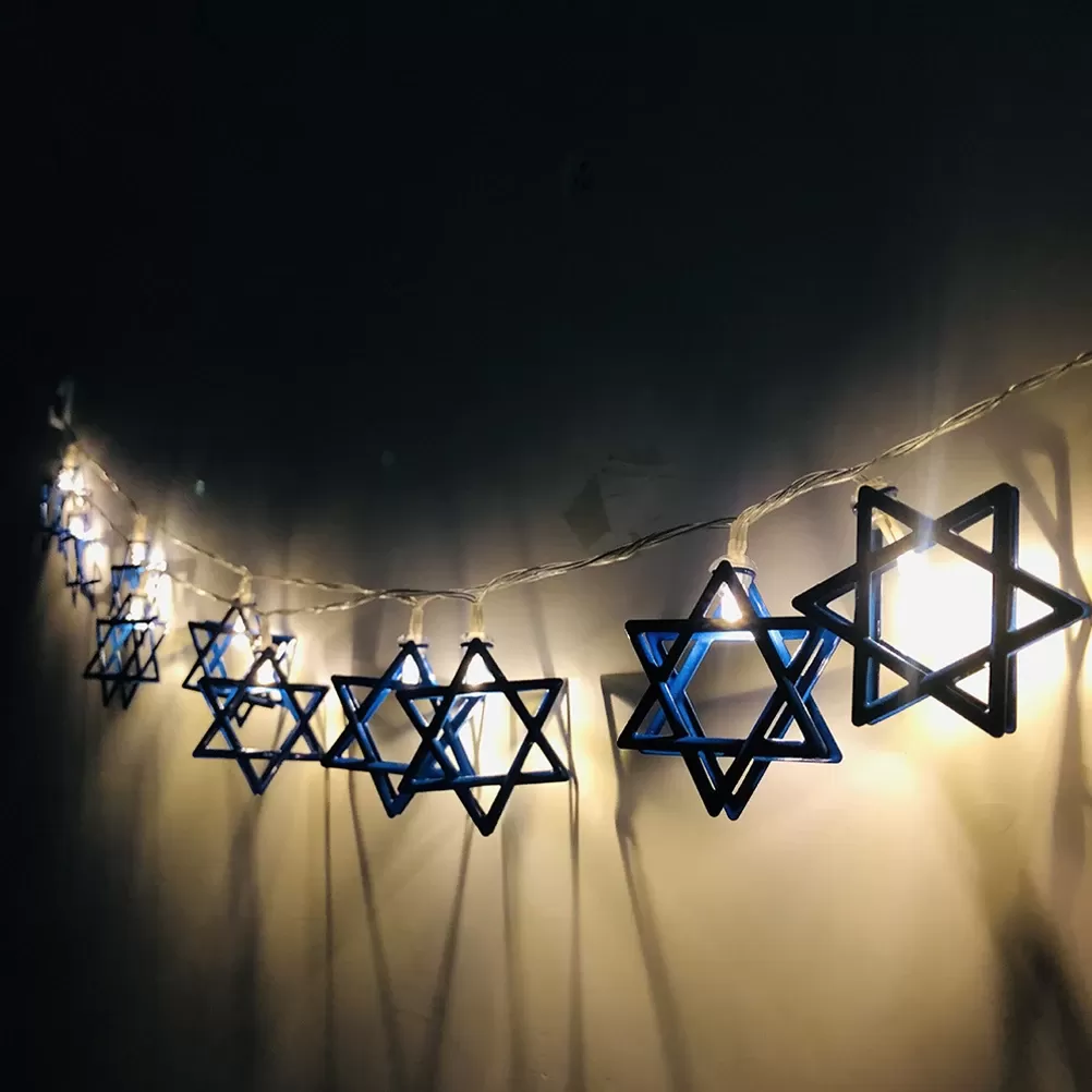 אורות חנוכה כוכב שש-פינות - תמונה 6