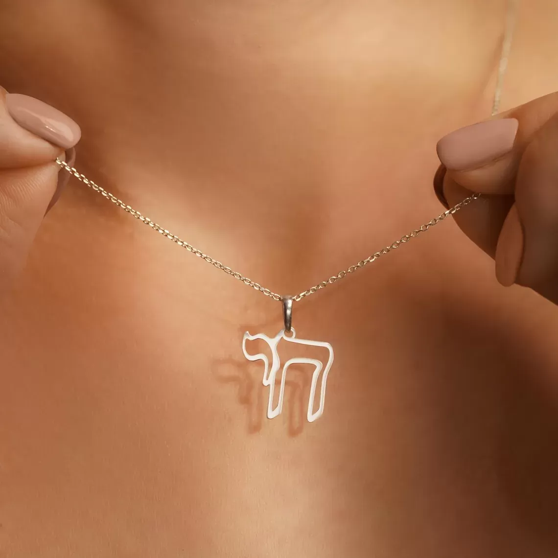 תליון חי ממתכת אל חלד - תכשיט יהודי - תמונה 2