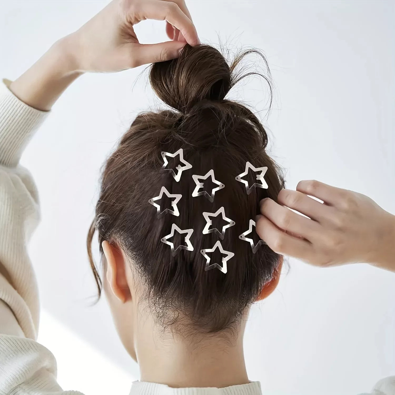 קליפסים לשיער כוכב - 10/50/100 יחידות - תמונה 2