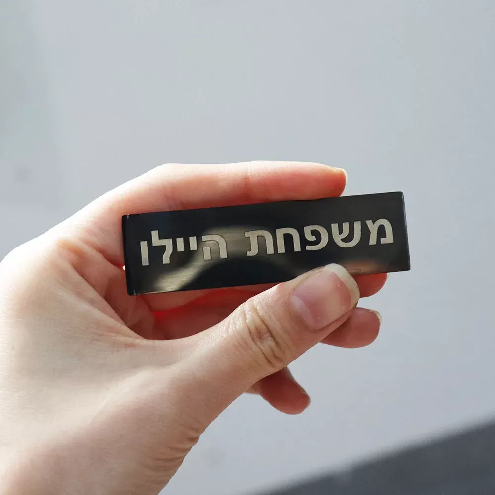 תיבת דואר נירוסטה עם שם מותאם - תמונה 5